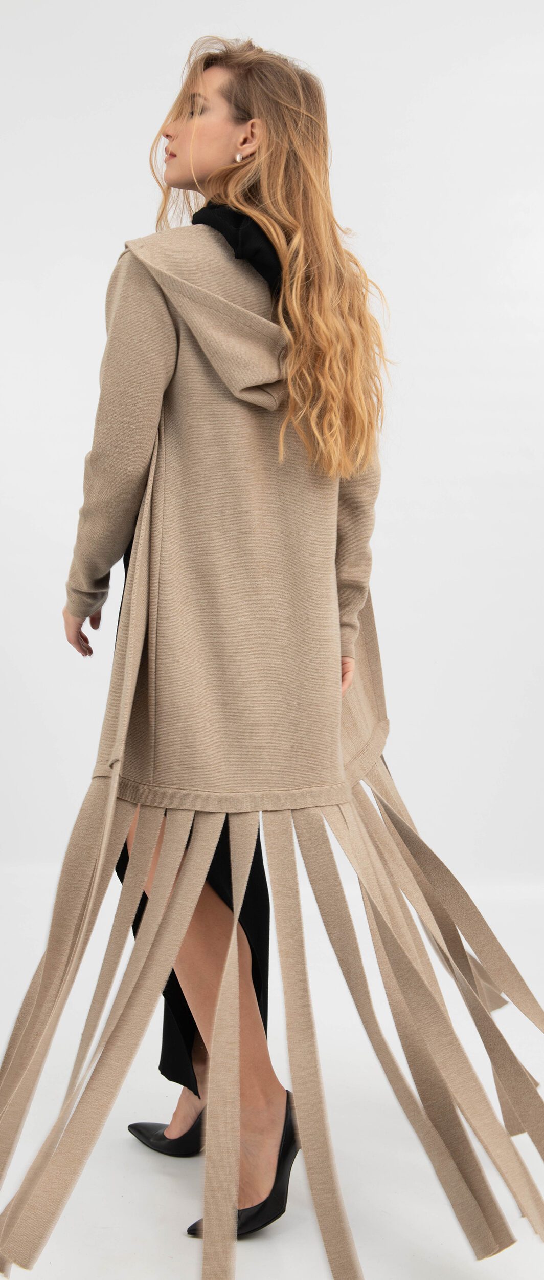 Fringe Hood Coat